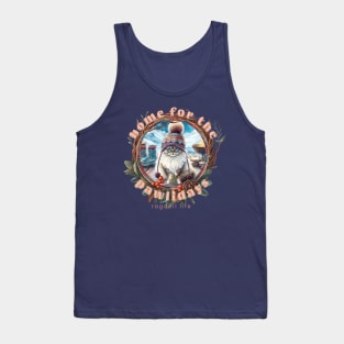 Home For The Holidays Beanie Ragdoll Life 1AR Tank Top